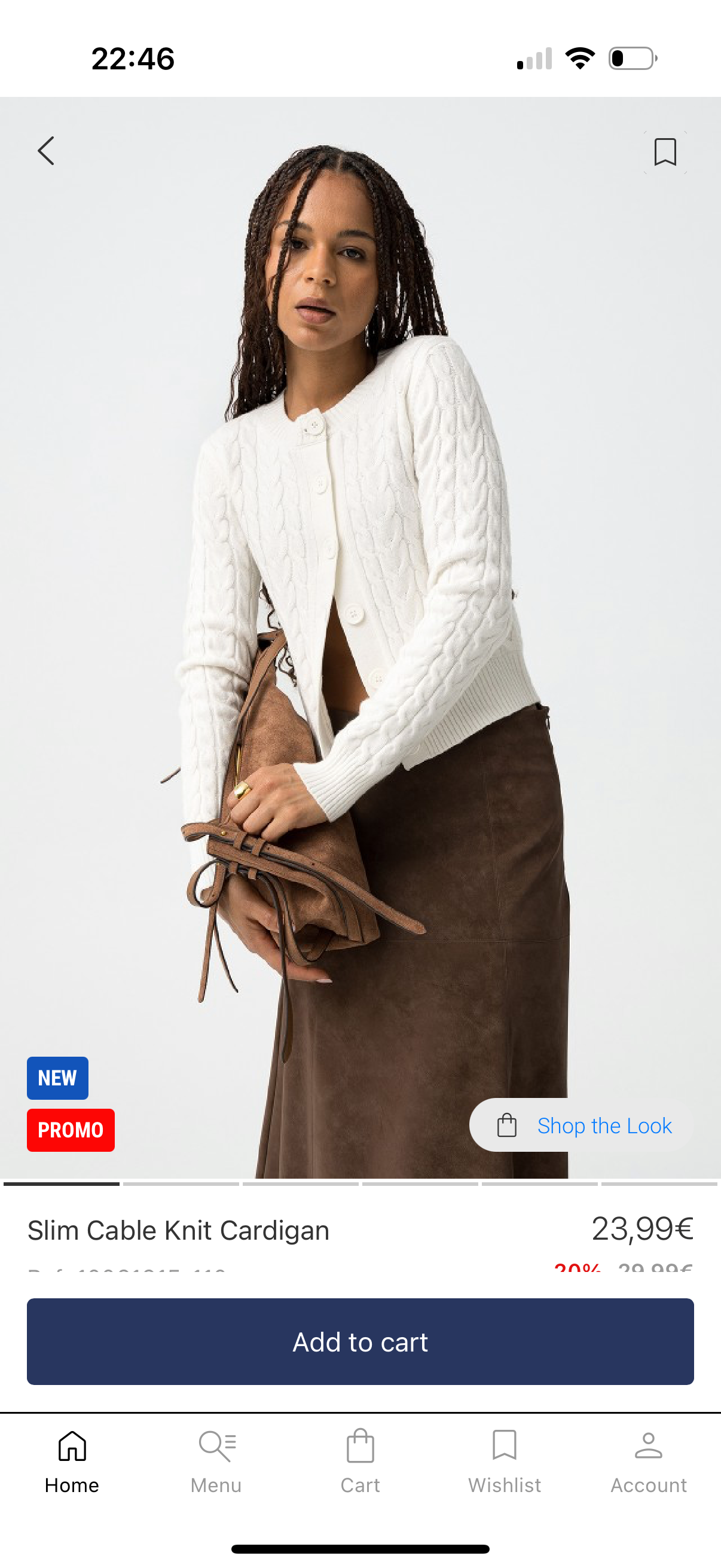 Cardigan Limnoria bianco