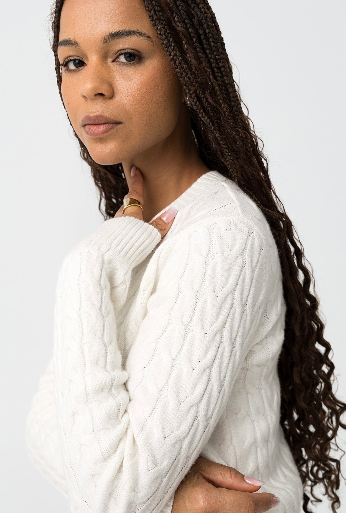 Cardigan Limnoria bianco