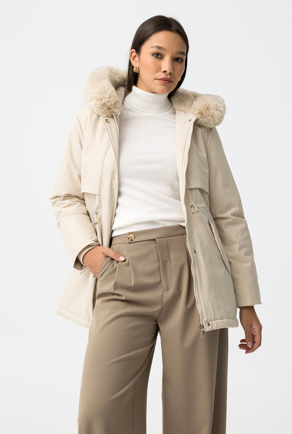 Parka Siren panna