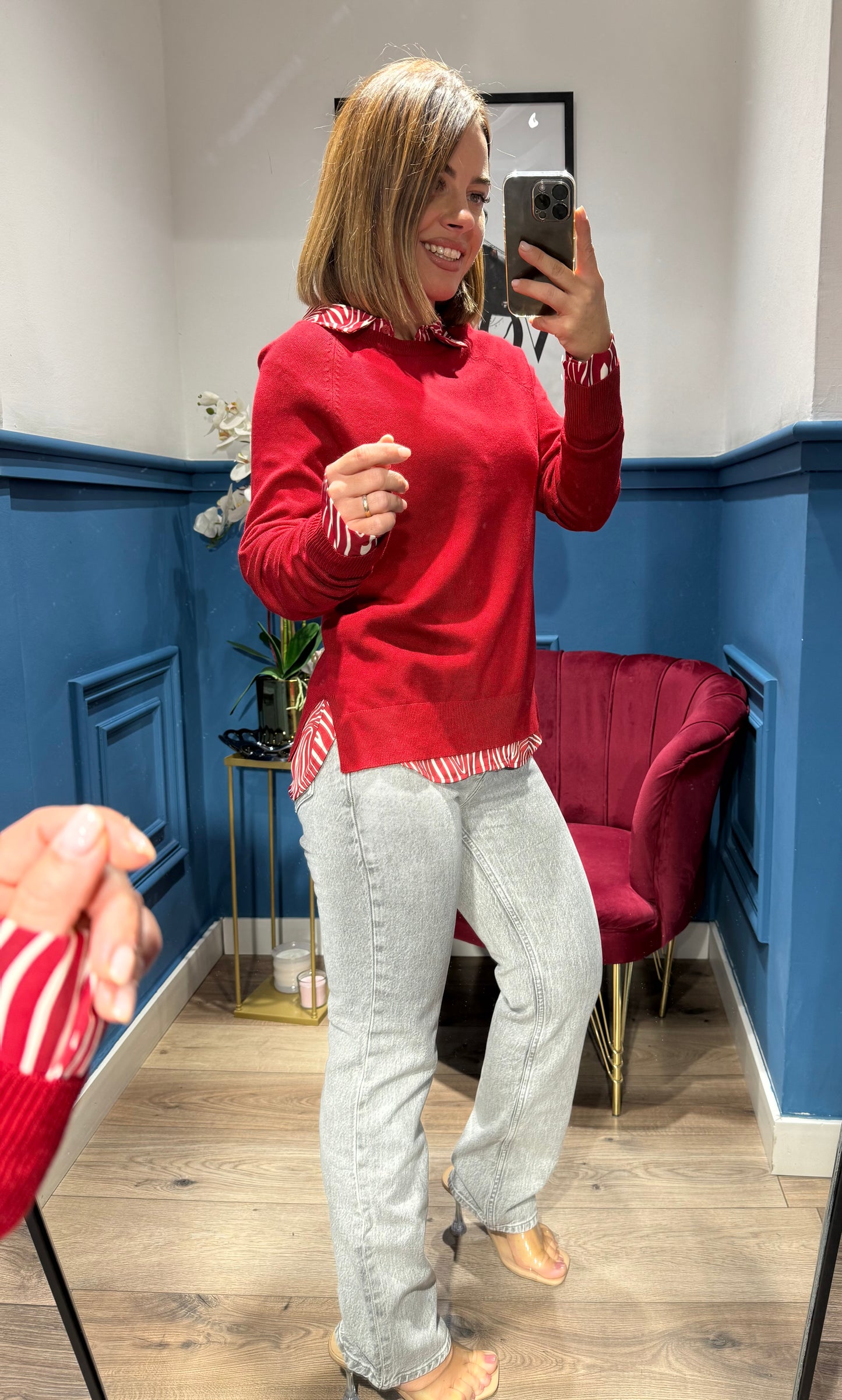 Maglioncino Thea rosso