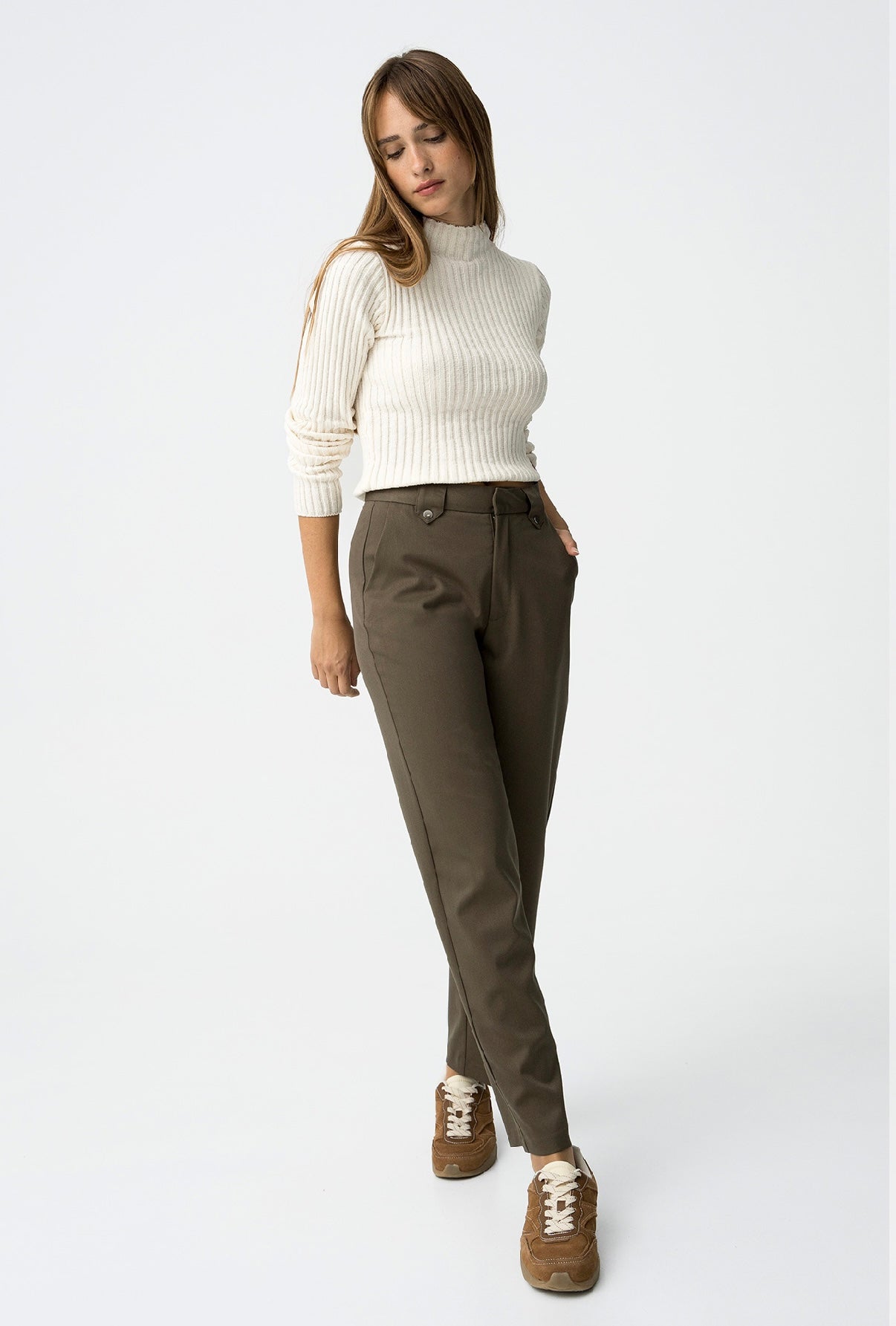 Pantaloni Lyon verdi
