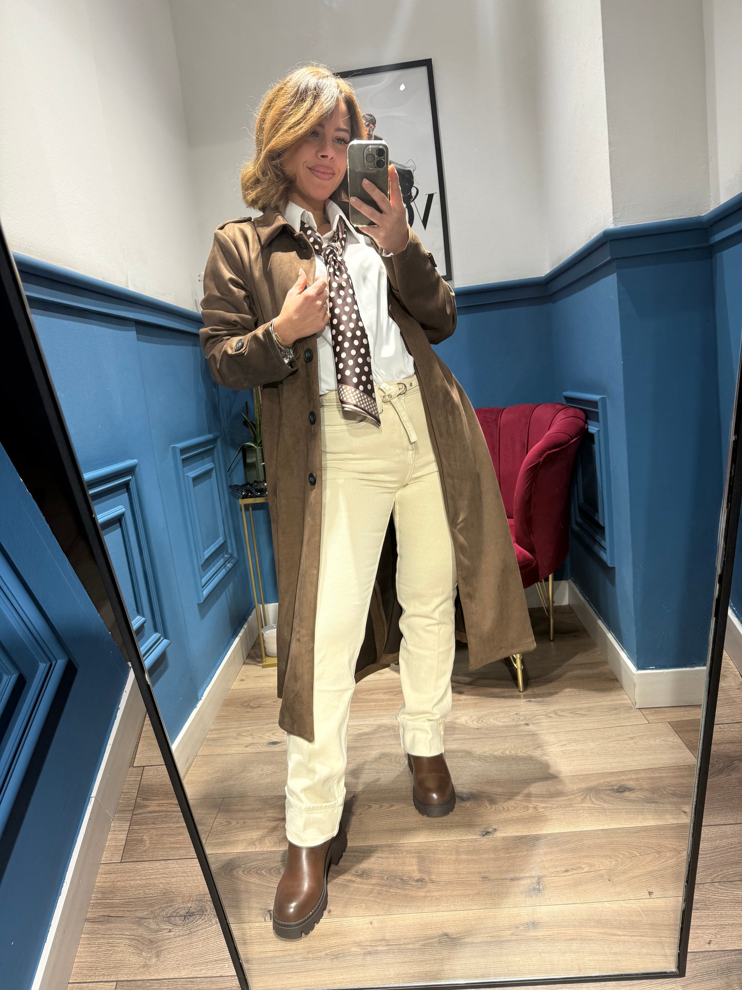Cappotto Scamosciato