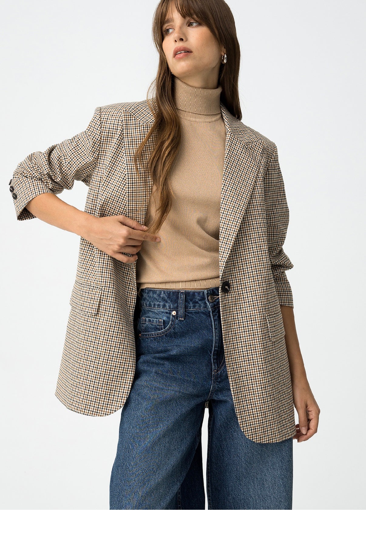 Relaxed fit blazer