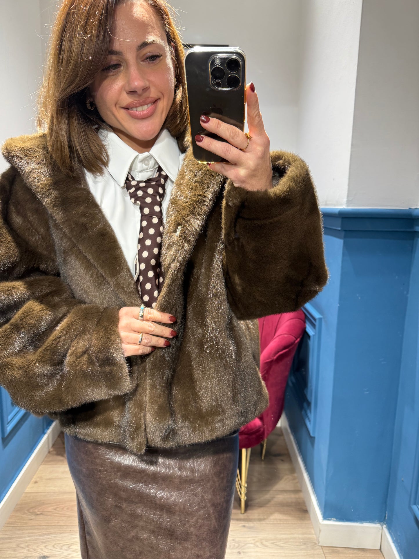 Ecofur con cappuccio
