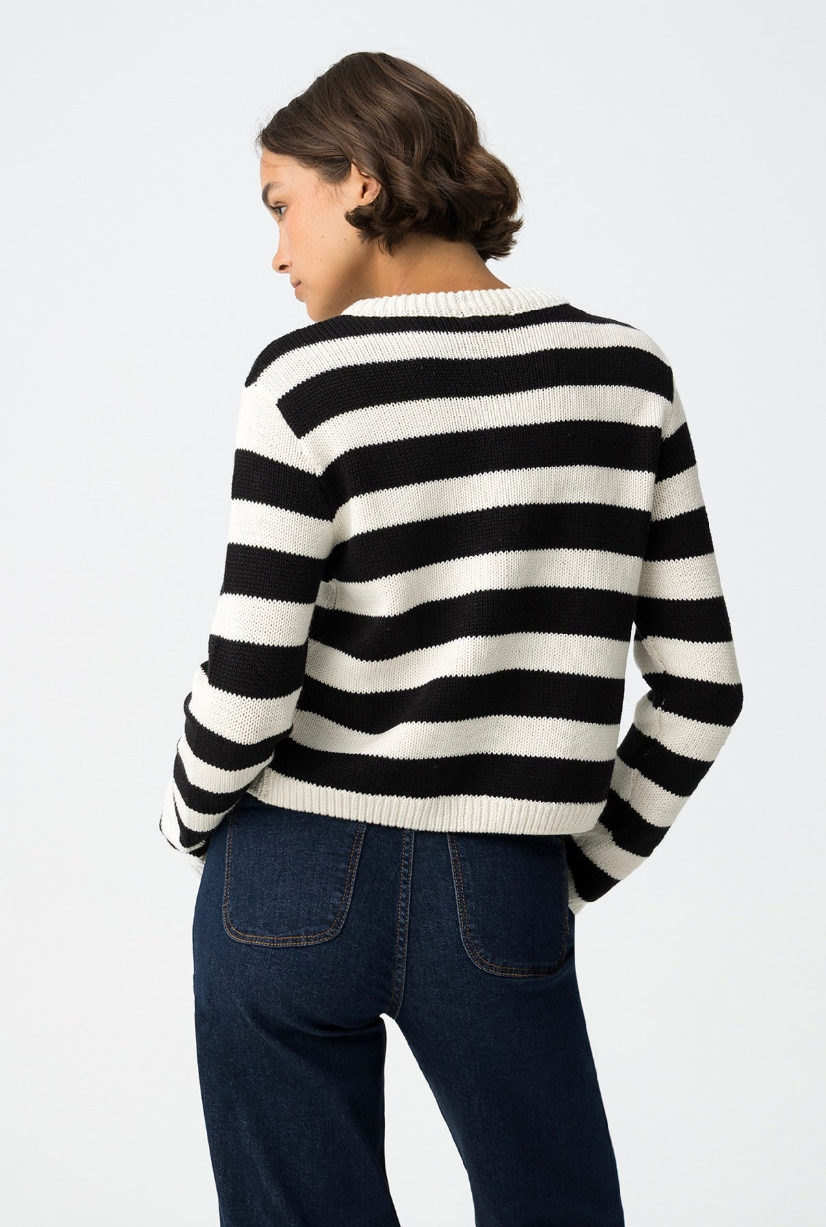 Cardigan Requiem bianco/blu