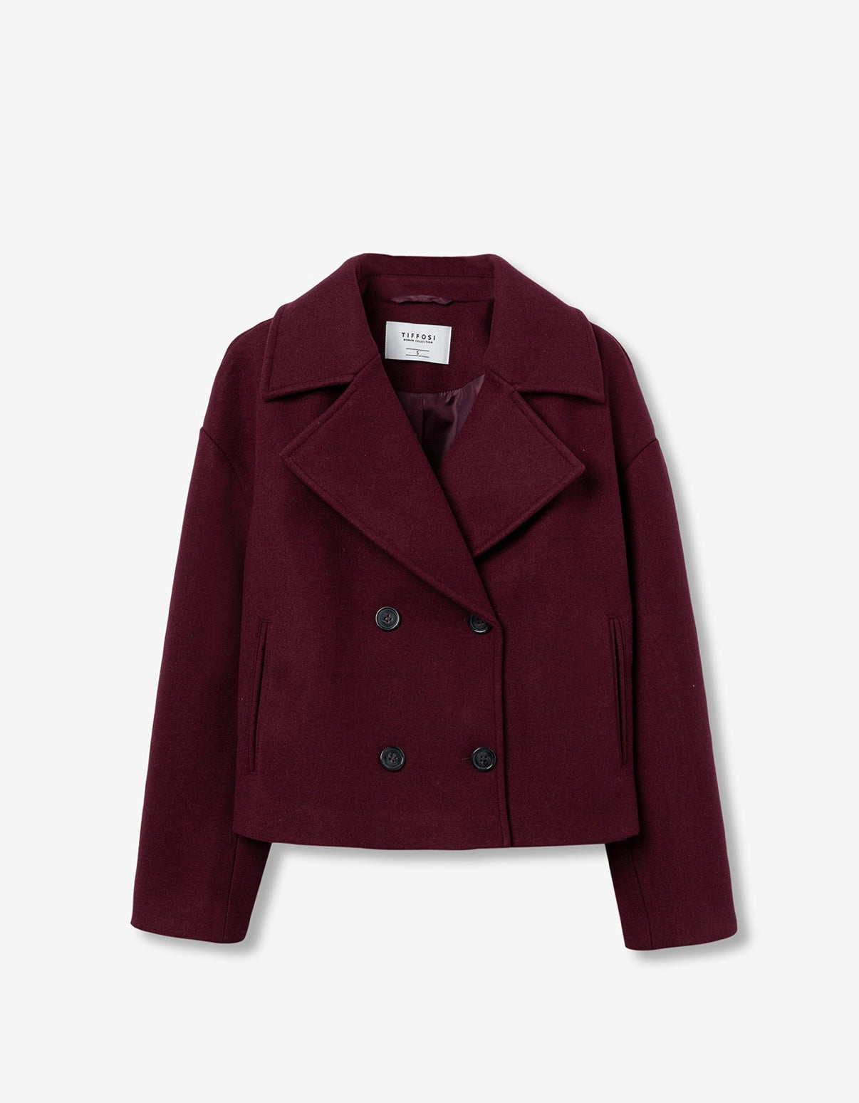 Cappotto corto Bordeaux