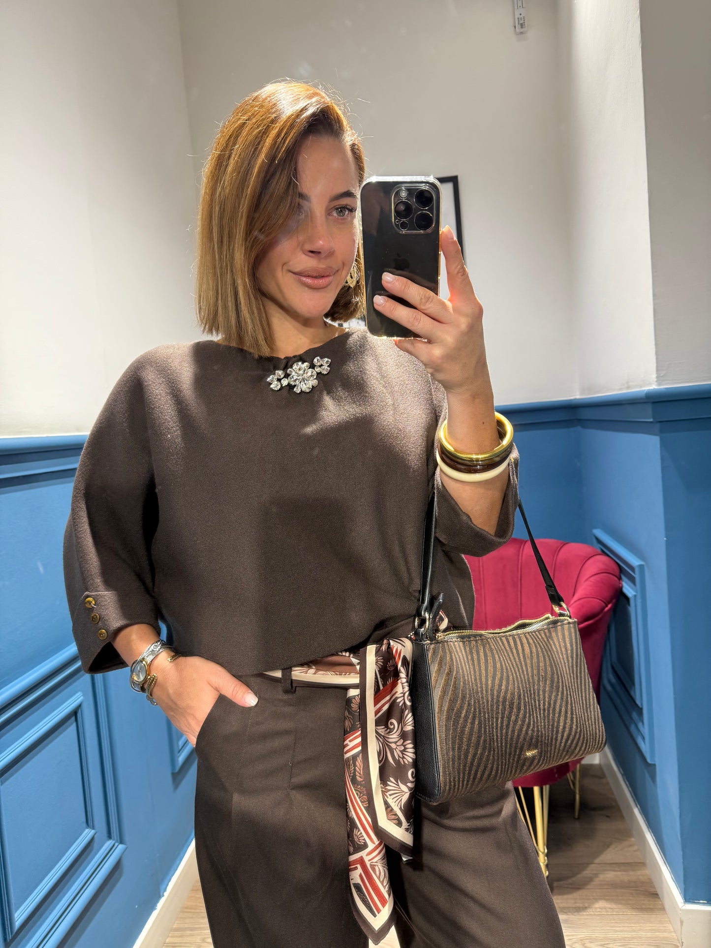 Maglioncino strass