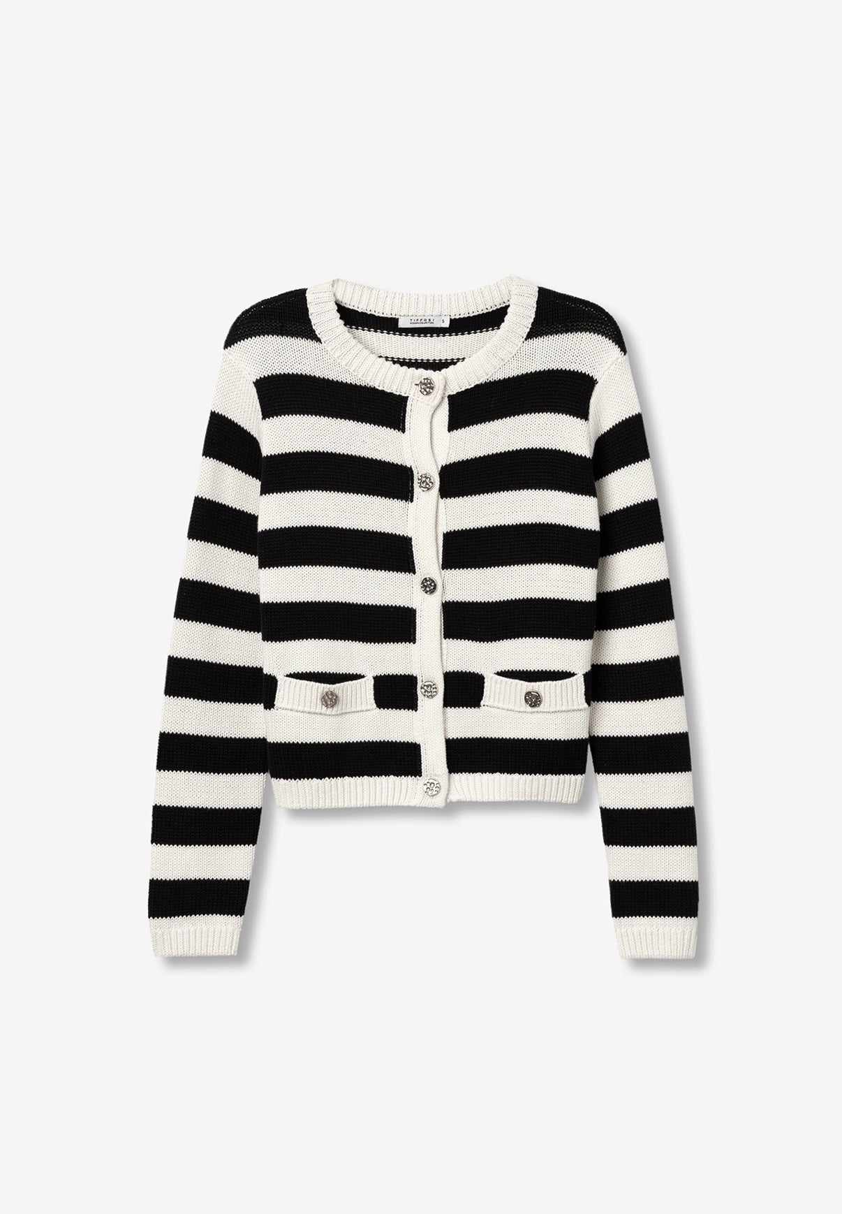 Cardigan Requiem bianco/blu