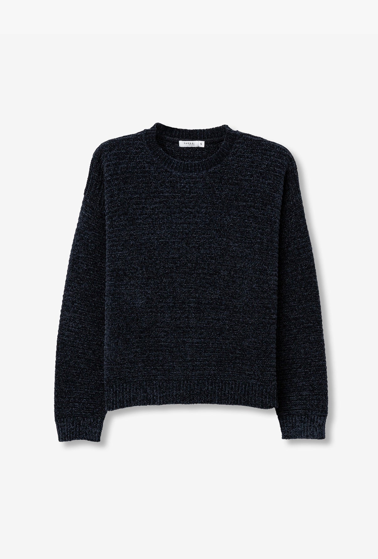 Maglioncino ciniglia blu