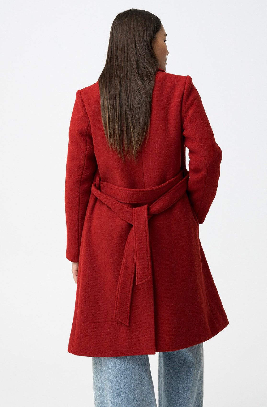 Cappotto Compi rosso mattone