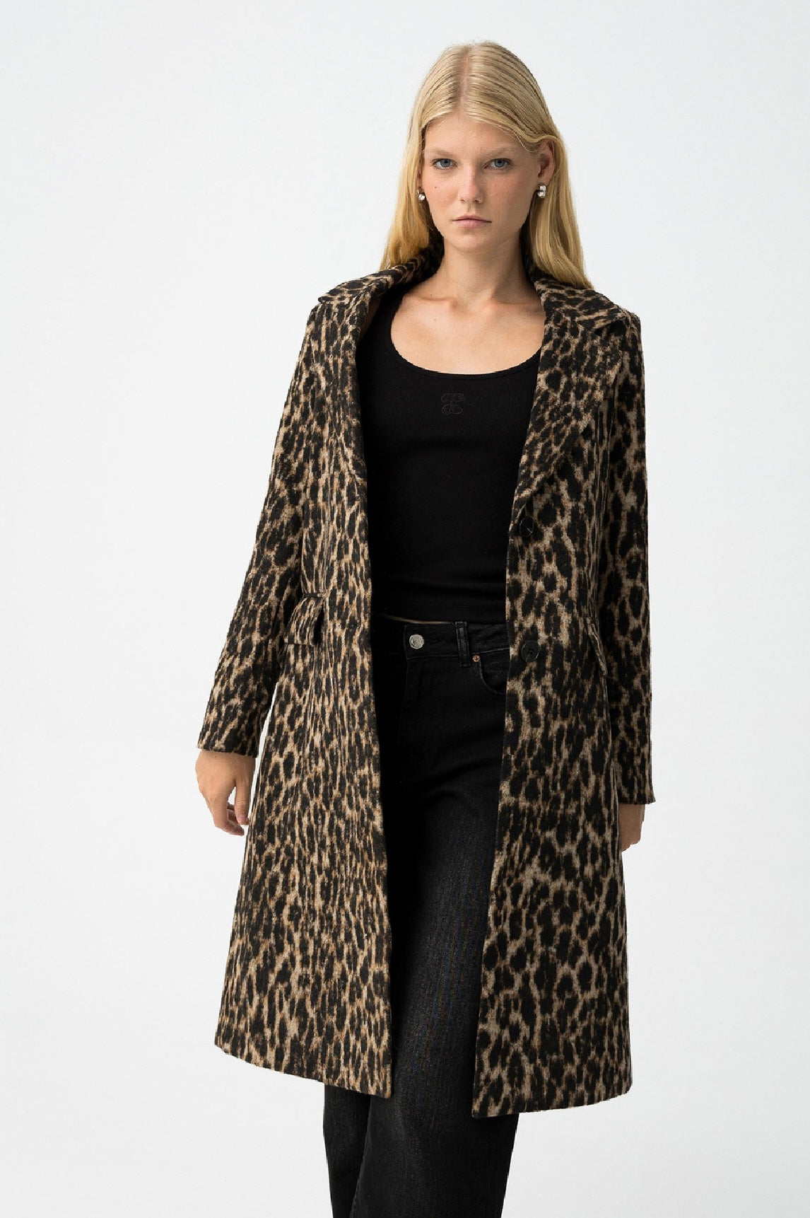 Cappotto leopardato Burga