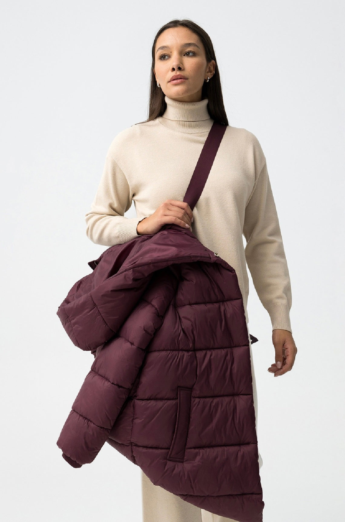 Bomber Ravina bordeaux