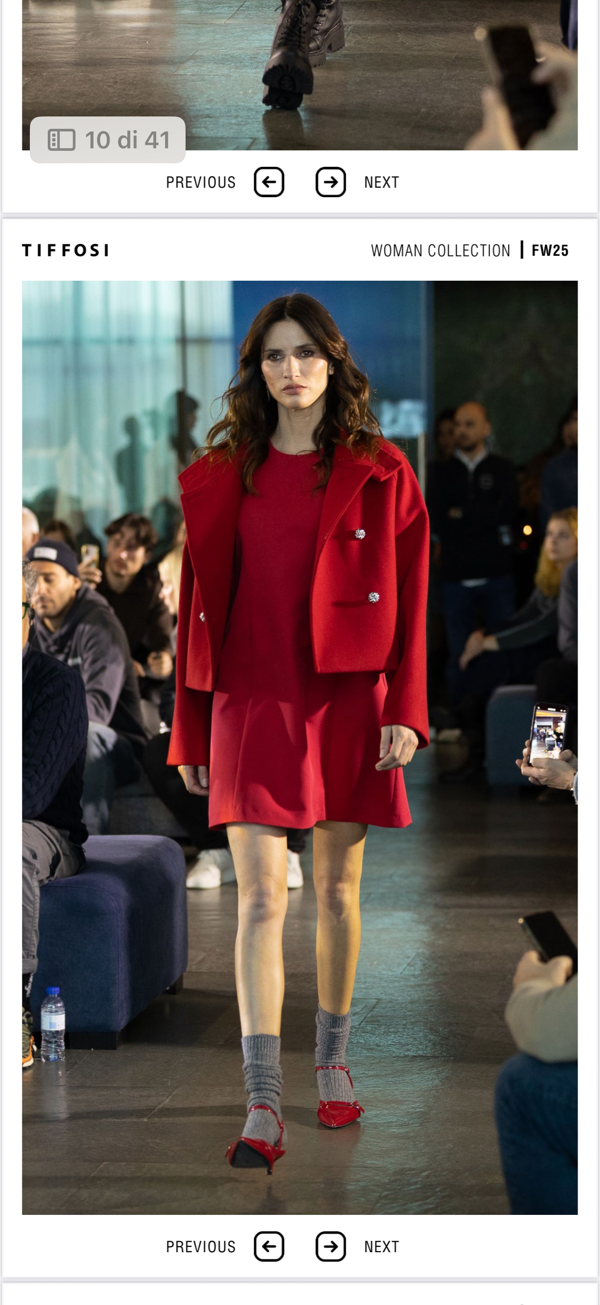 Cappottino Kiltone rosso