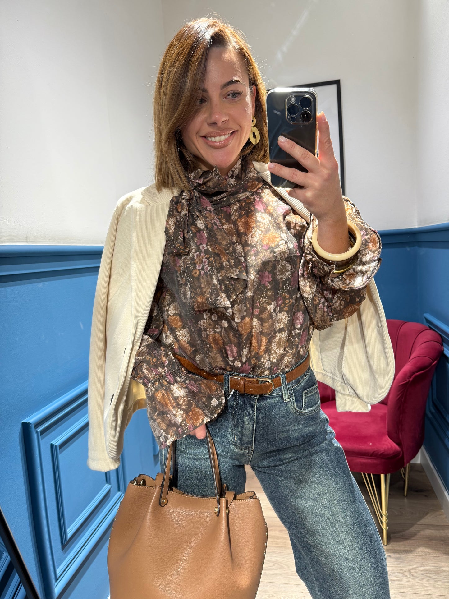 Blusa flowers