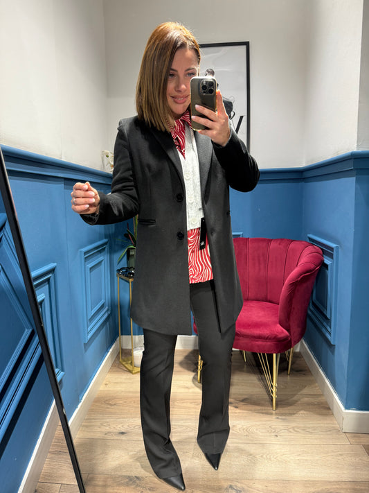 Cappotto avvitato nero