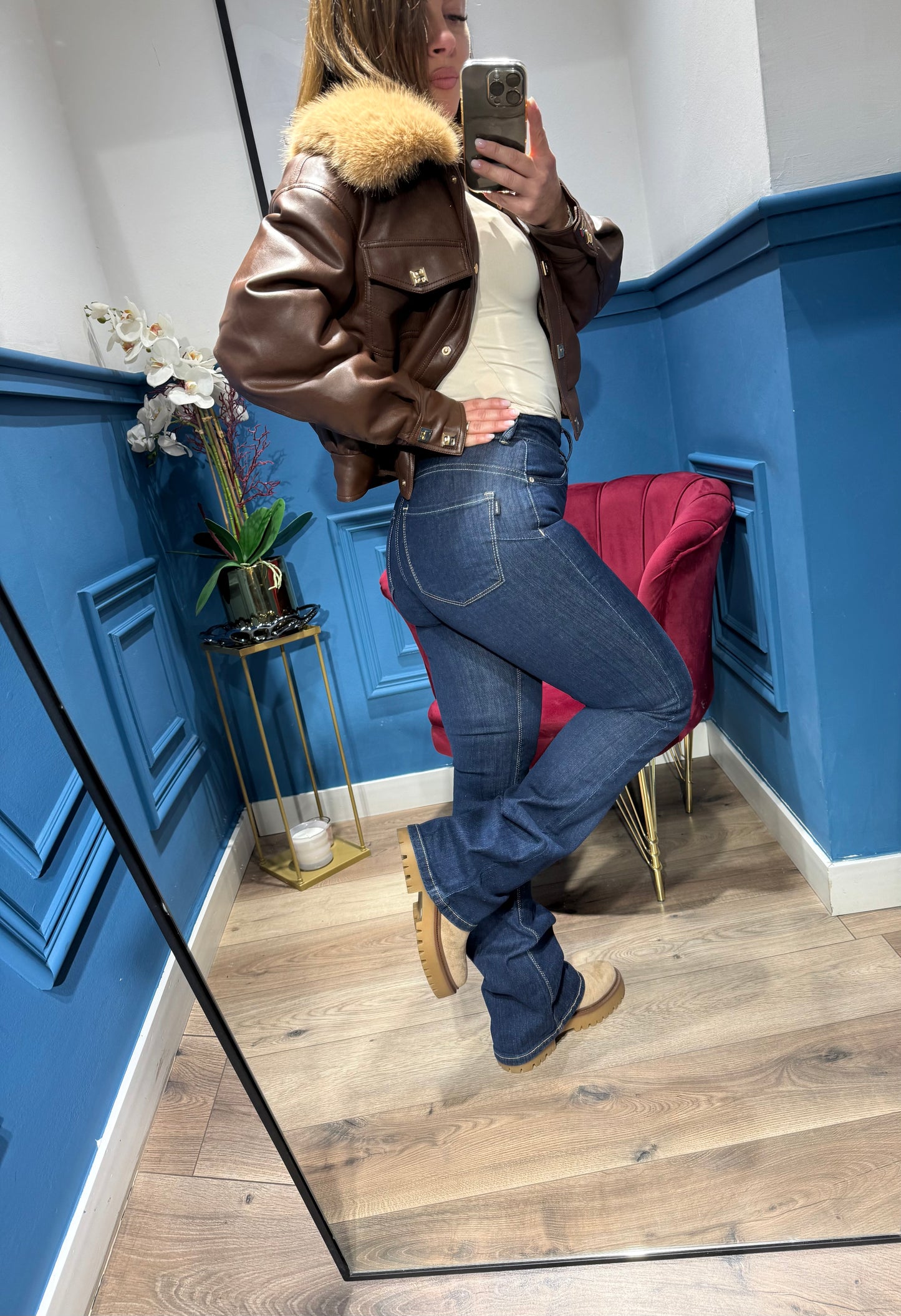 Jeans Bootcut dark blu