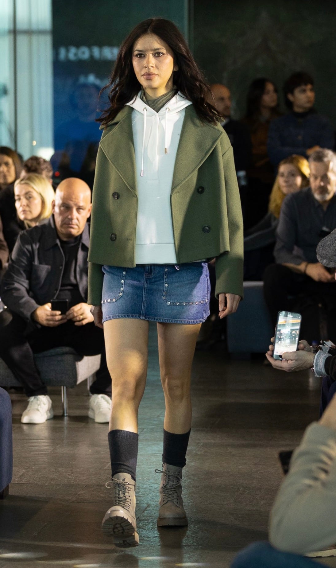 Cappottino corto verde