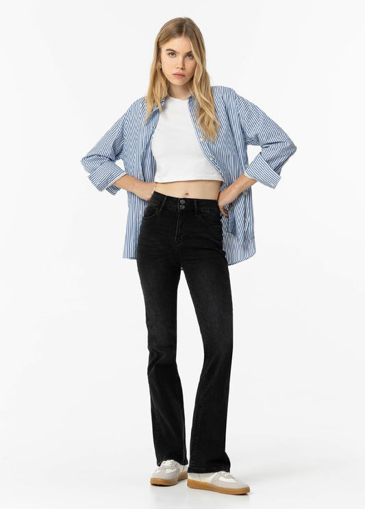 Bootcut jeans nero