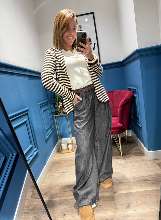 Pantaloni denim effect