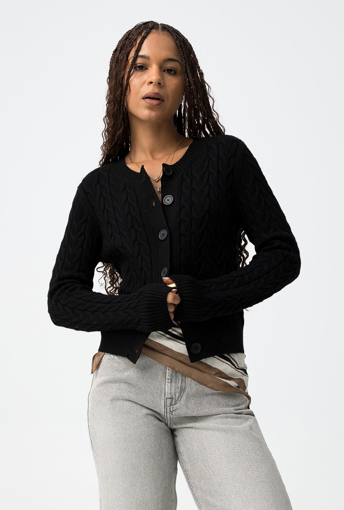 Cardigan Limnoria nero