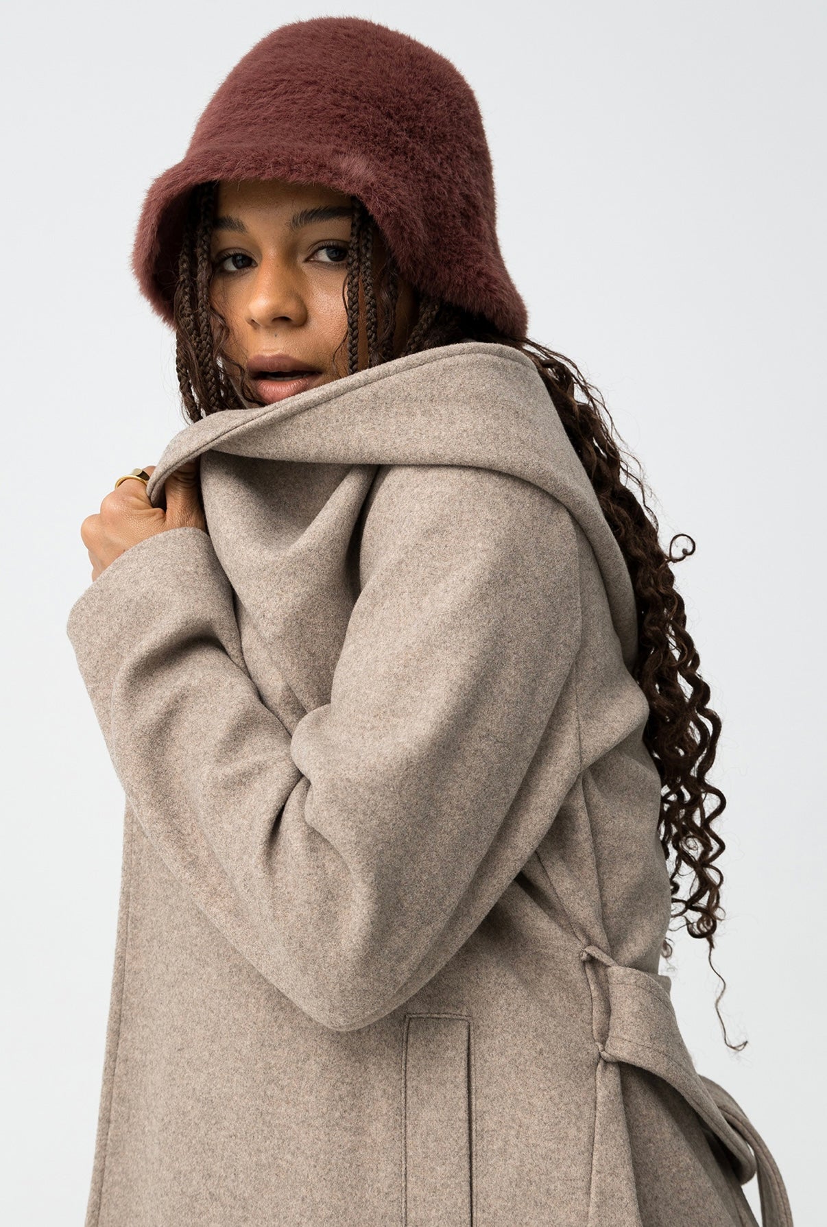 Cappotto Collusion sabbia