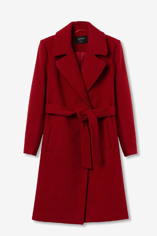 Cappotto Compi rosso mattone