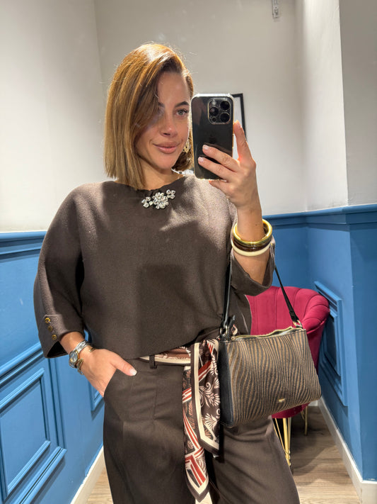 Maglioncino strass