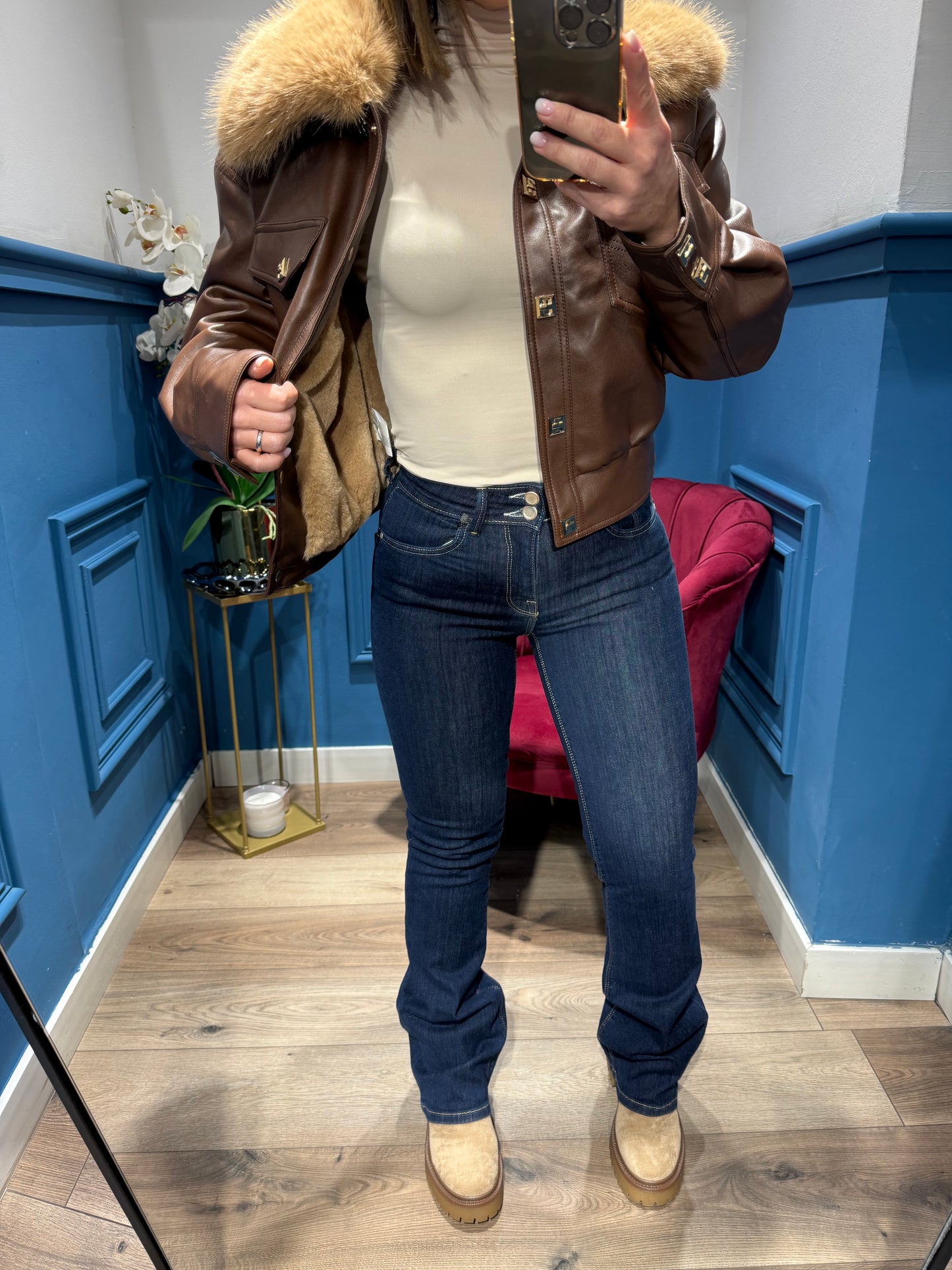 Jeans Bootcut dark blu