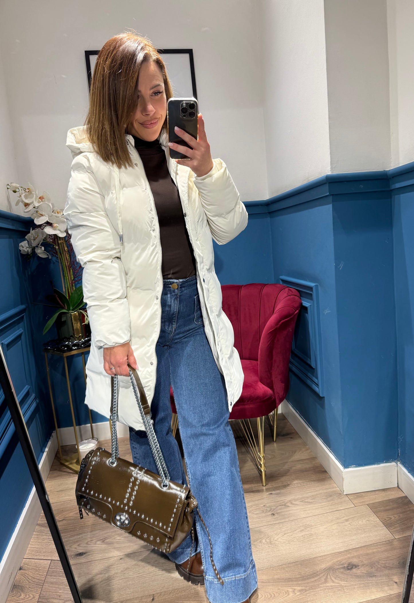 Giubbotto Crank bianco