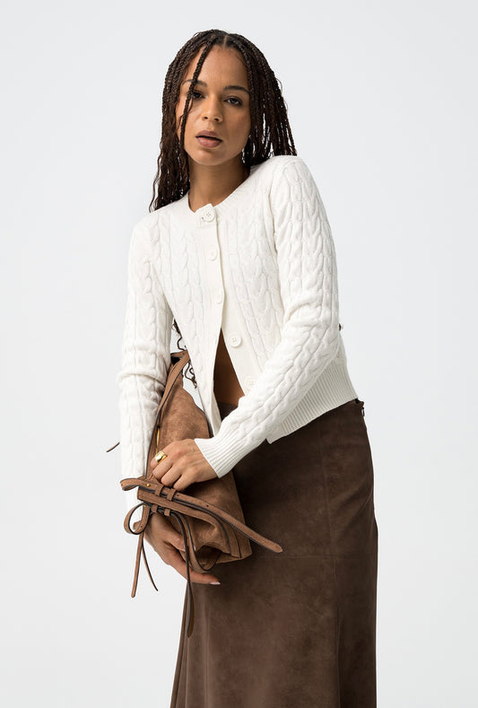 Cardigan Limnoria bianco