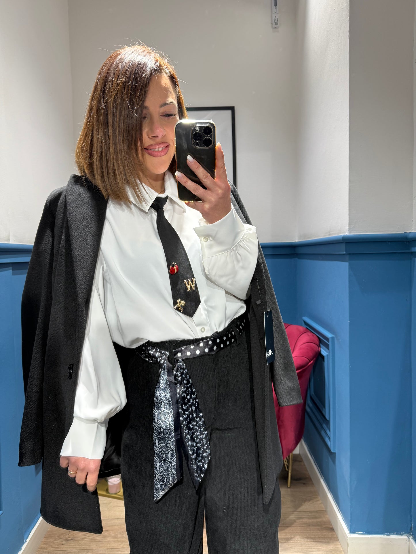 Camicia con cravattino