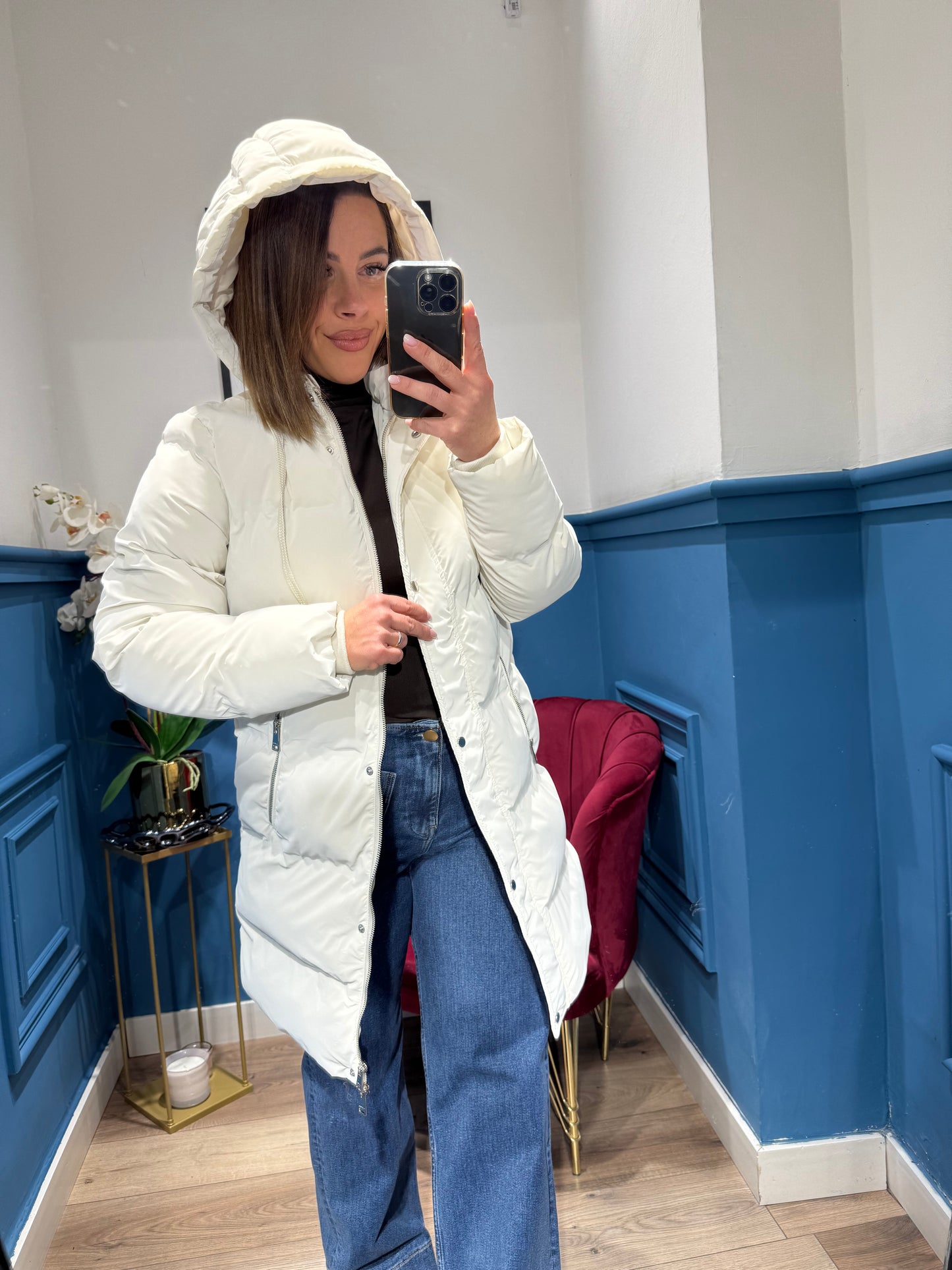 Giubbotto Crank bianco