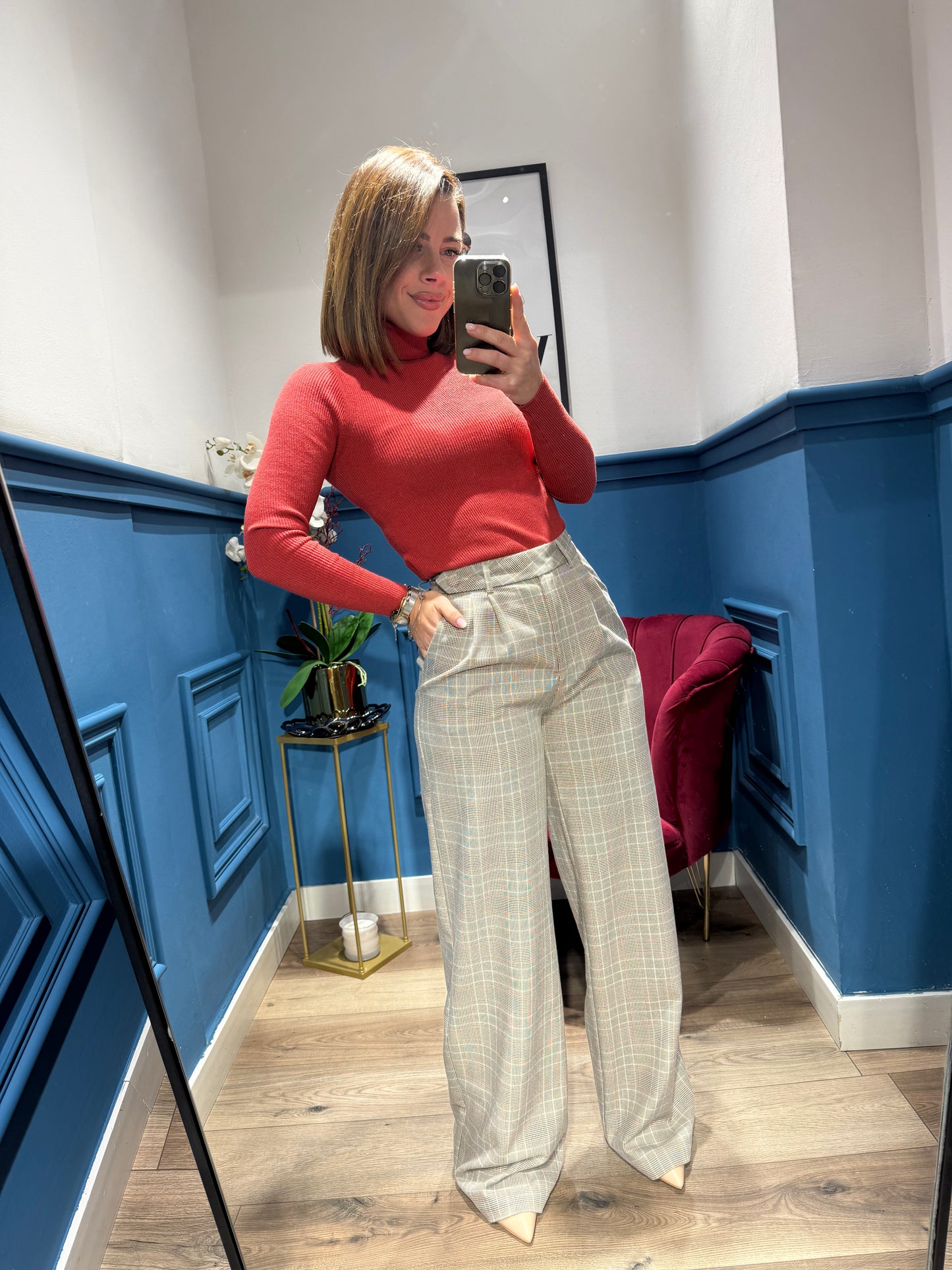 Pantaloni tartan Panny