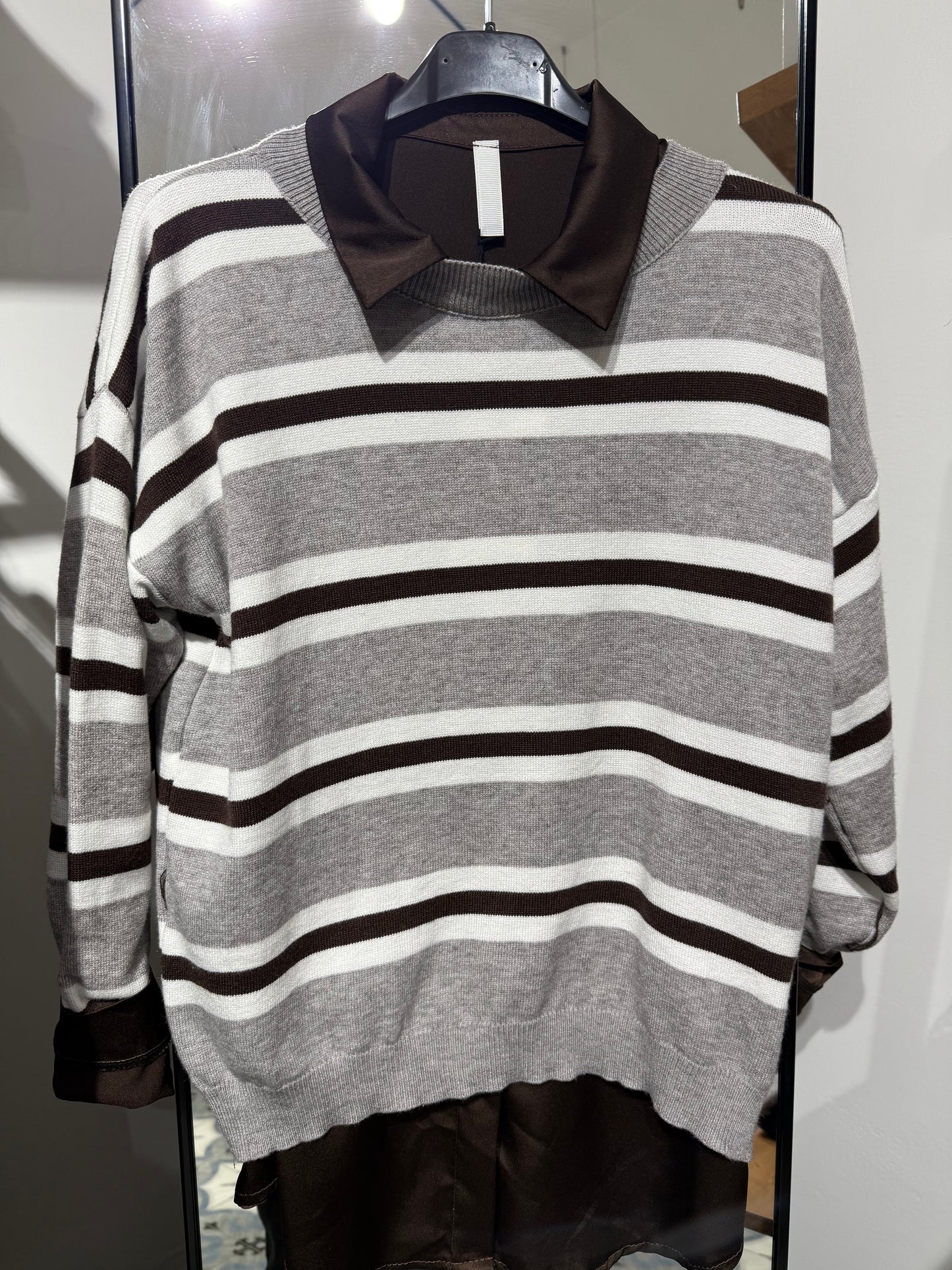 Maglioni righe vari colori