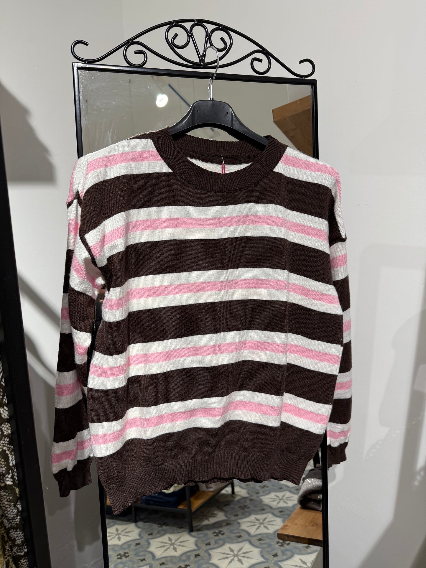 Maglioni righe vari colori